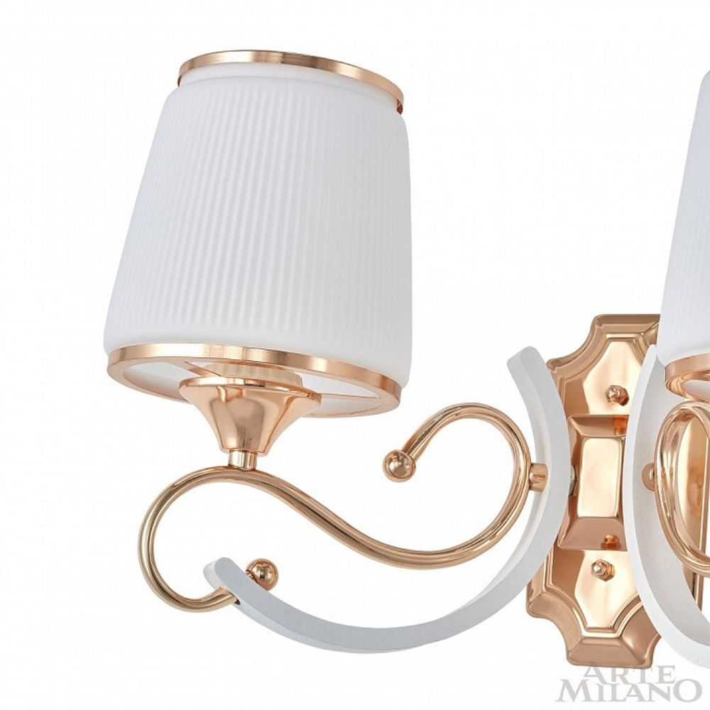 Бра Arte Milano Florentia-3857 303857/2W Wh/Gd