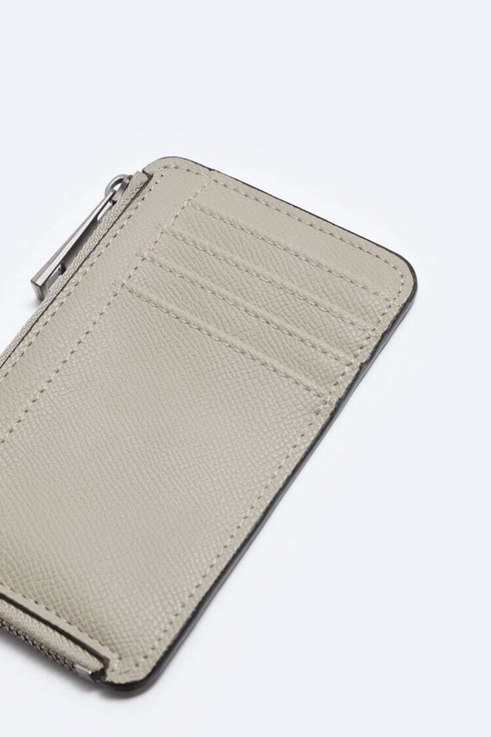 ZARA ВИЗИТНИЦА, СЕРЫЙ