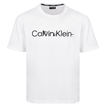 Мужская теннисная футболка Calvin Klein PW SS T-shirt - белый