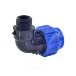 Отвод компрессионный ПЭ Дн 25х1/2"х90гр НР Ру16 VALFEX 1210012425012