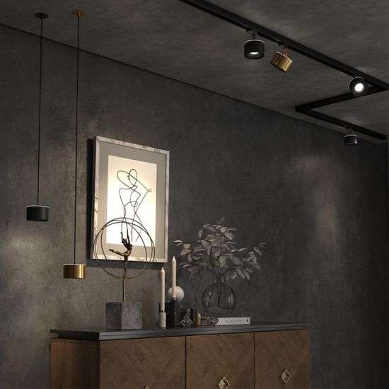 358966 SPOT NT22 446 бронза св. Светильник встраиваемый с перекл. цв. температуры, провод 2м IP20 LED 3000К\4000К\6000К 12W вниз + 3W вверх 110-265V G