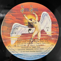 Винтажная виниловая пластинка LP Led Zeppelin Presence (Япония 1976) (Без Оби)