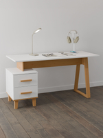 Компьютерный стол Вест белый 150х60х77 с 2 ящиками
