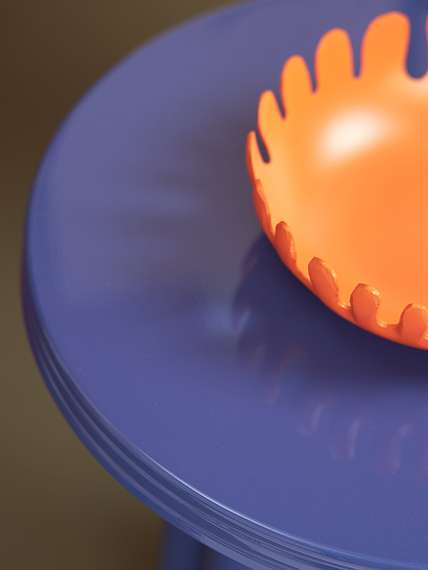 Столик приставной Vivlend, D43 см, сумерки