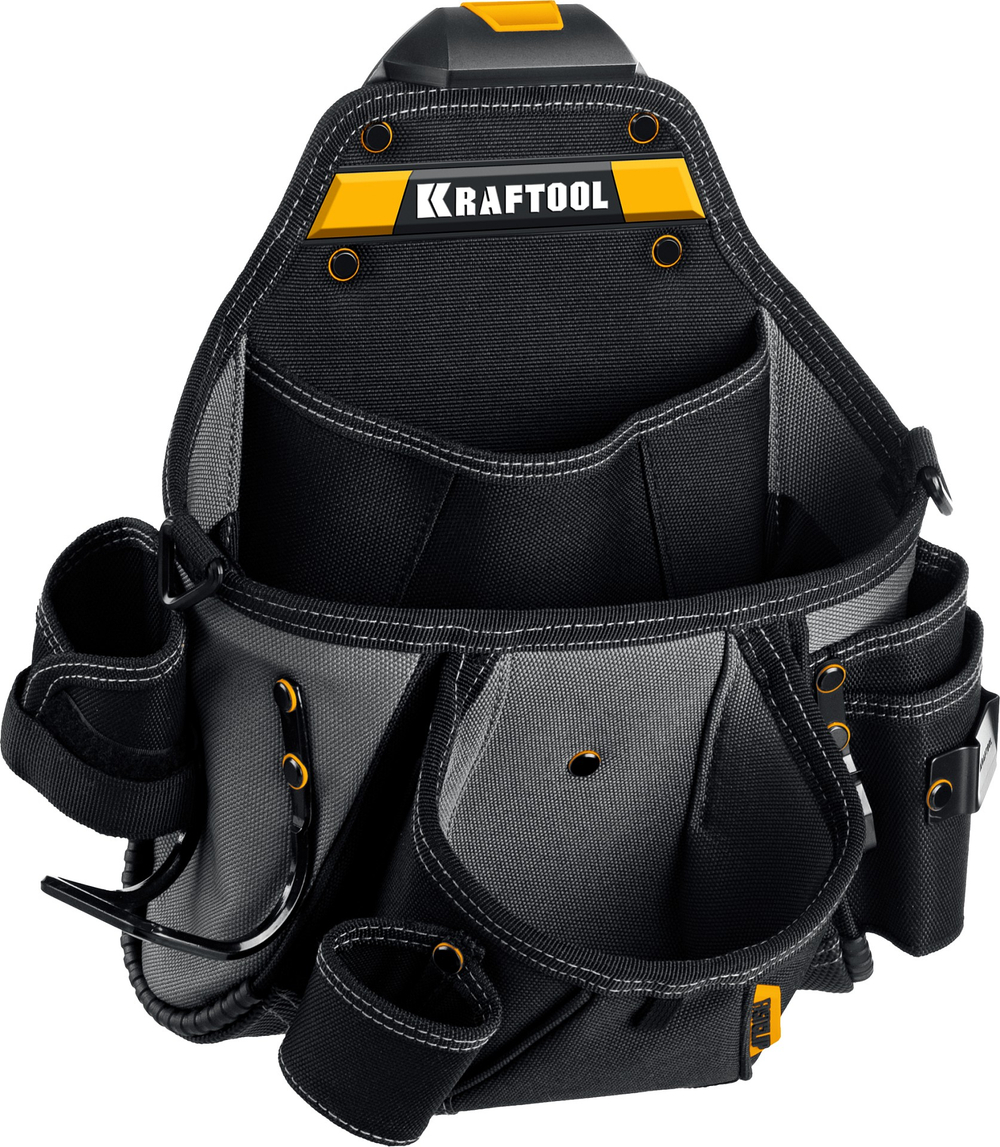 KRAFTOOL KPB-20 поясная сумка с быстросъёмным креплением FastClip, 320 х 310 мм (38767)