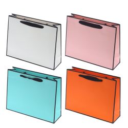 GAEM Пакет подарочный M (бумага 230г/м2, блок микс 12шт), L27 W8 H21 см, 4в.