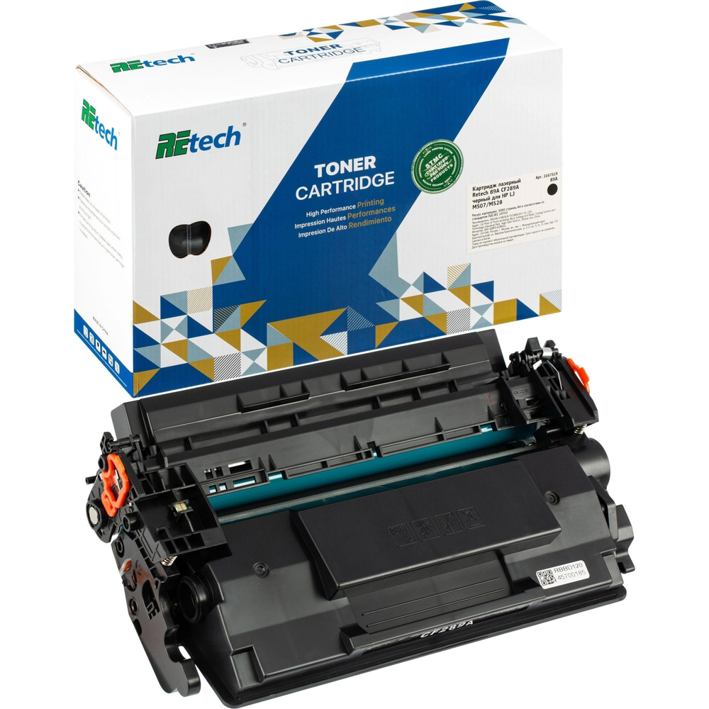 Картридж лазерный Retech 89A CF289A чер. для HP LJ M507/M528