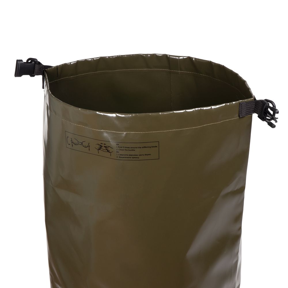 Гермомешок &quot;СЛЕДОПЫТ - Dry Bag&quot; без лямок, 80 л,ПВХ, цв. хаки/25/20/15/