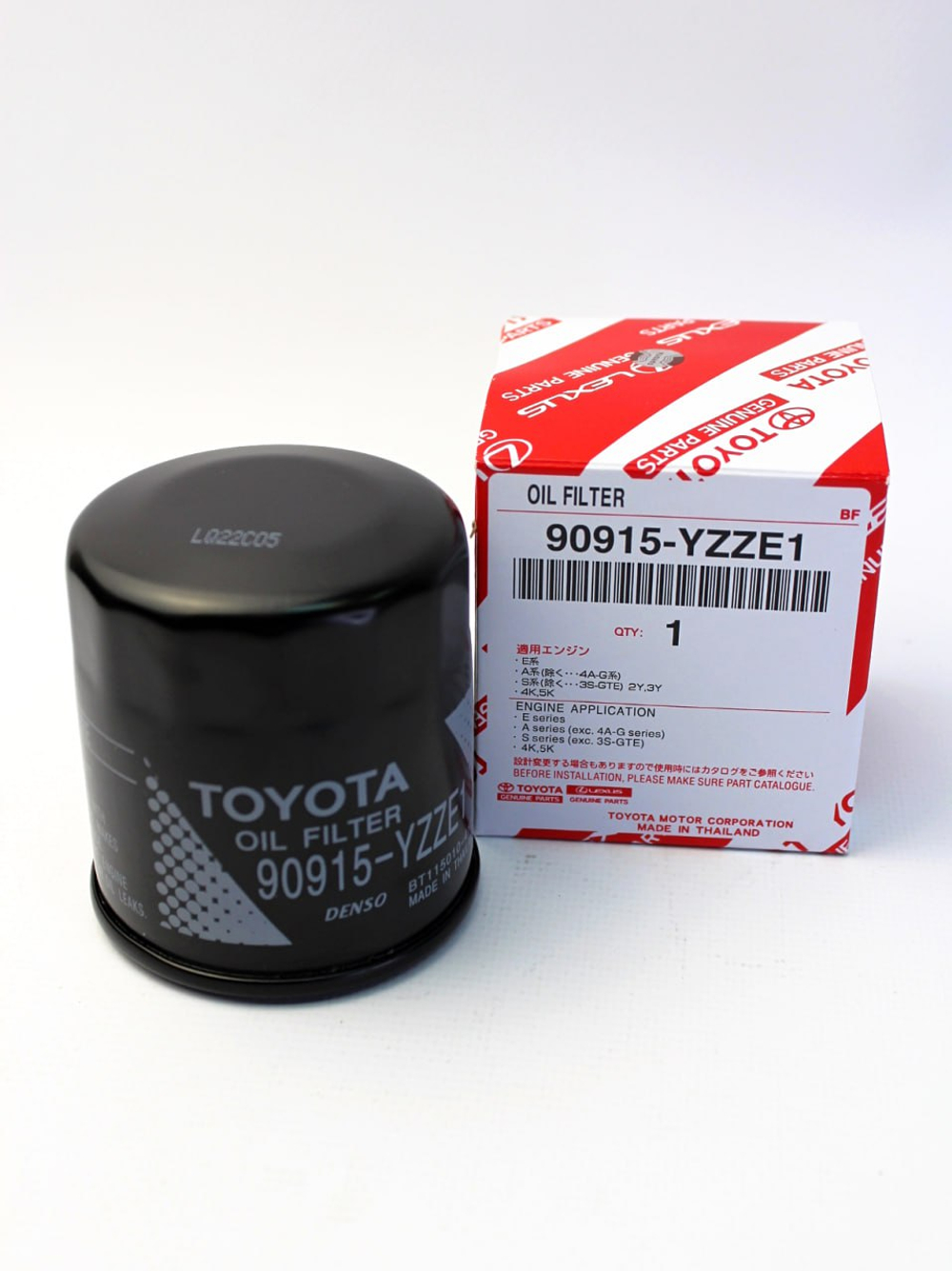 Фильтр масляный TOYOTA 90915YZZE1 CAMRY / AURIS / AVENSIS / COROLLA