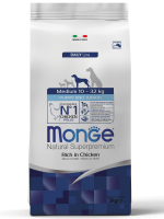 Сухой корм Monge Dog Daily Line Medium для щенков средних пород, из курицы 3 кг