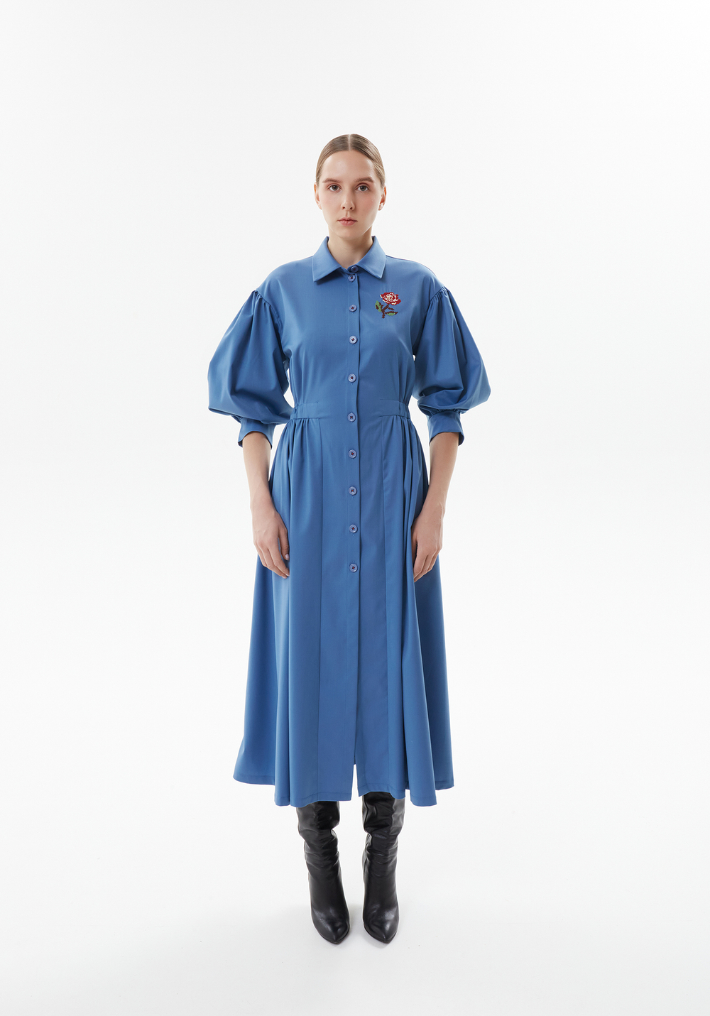 Платье «Секретный сад», зеленый