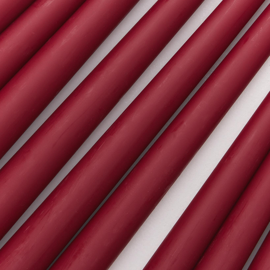 Свеча конусная, 30 см, цвет Винный