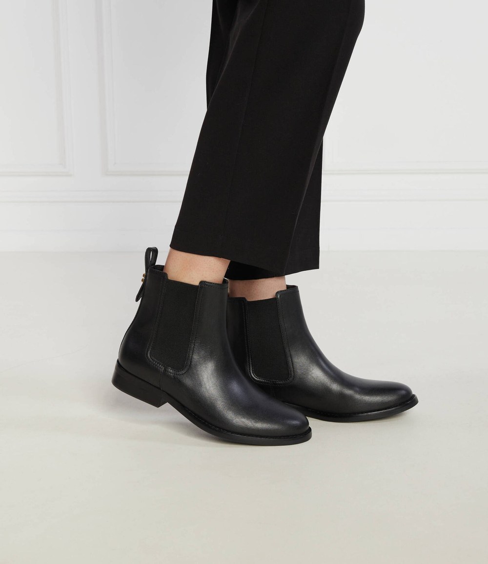 Кожаные челси Coach - черный(CN143)