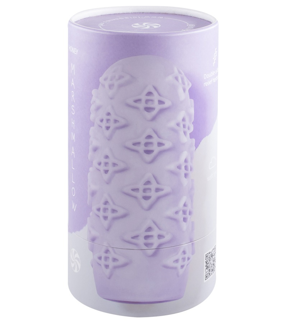 Мастурбатор Marshmallow Maxi Honey фиолетовый 14,1 см