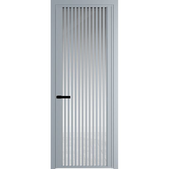 Алюминиевая дверь 3AGP серебро стекло прозрачное