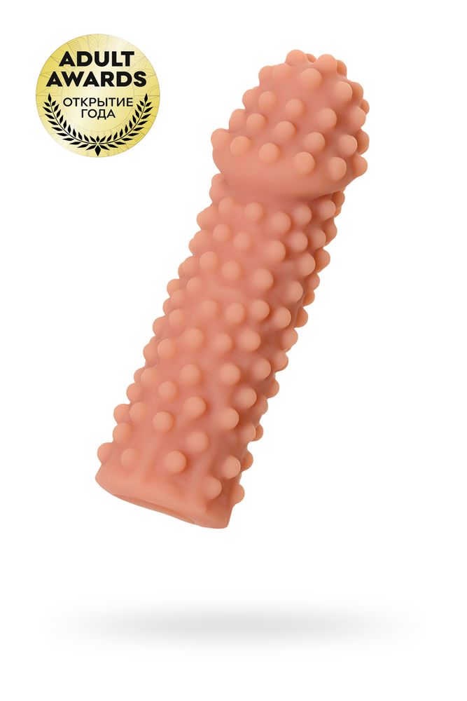 Насадка kokos с дополнительной стимуляцией телесная 15,8 см