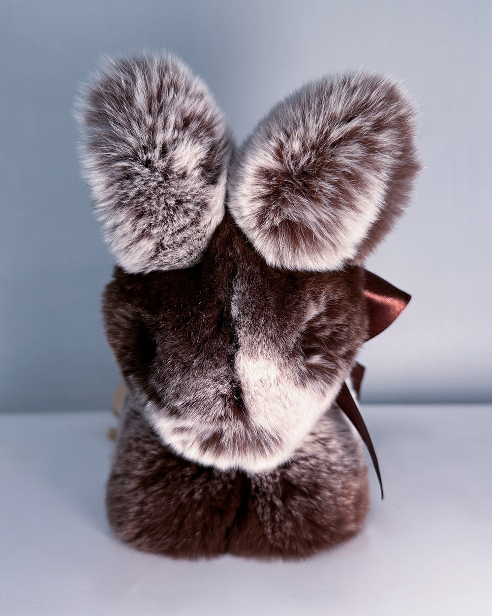 Кролик Тоша маленький (коричневый с белым) - уникальный окрас