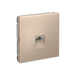 ARTGALLERY РОЗЕТКА с заземл. со шторк. с крышк., 16А, IP20, механизм, быстрозажим. клем., ПЕСОЧНЫЙ