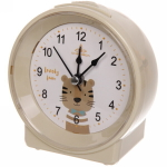 Будильник «Флоренция» круг молочный 10*10*4,5см DSA302