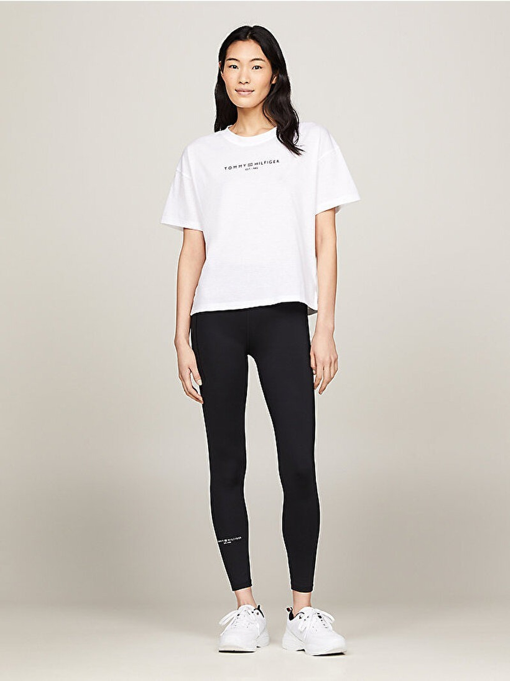 Футболка женская TOMMY HILFIGER ESS MINI CORP RELAXED