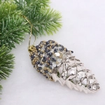 Набор украшений SHINE «Forest miracle» 11 см (4 шт.), light champagne