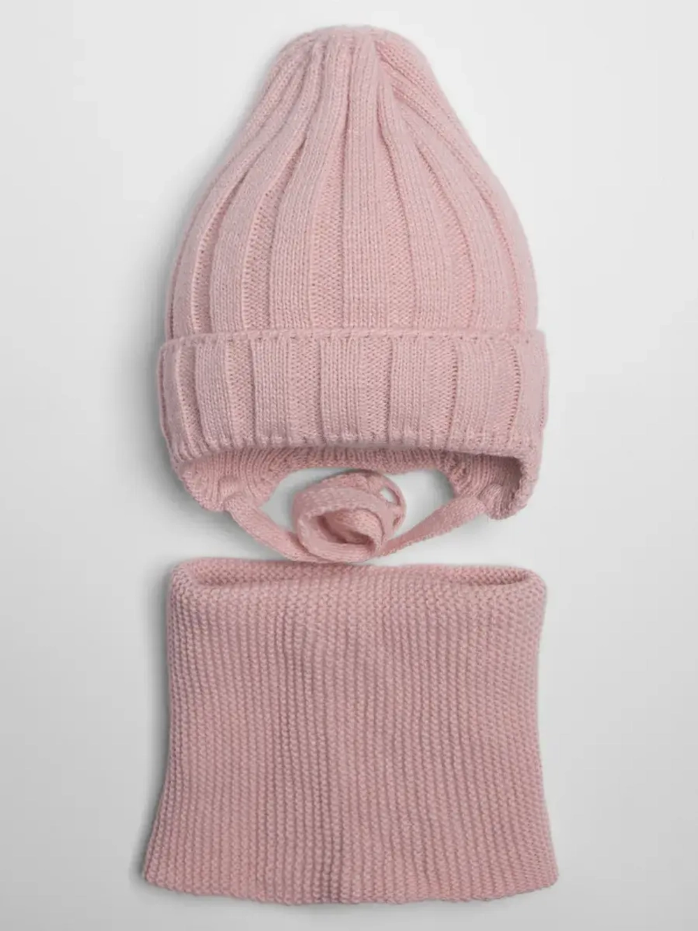 Шапка для девочки осенняя и снуд вязаный