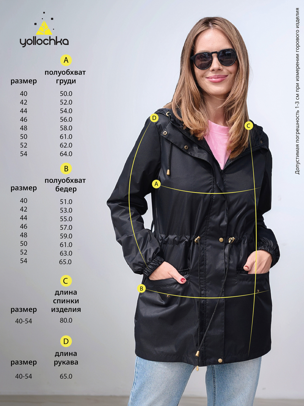 Ветровка женская "Грин" черный