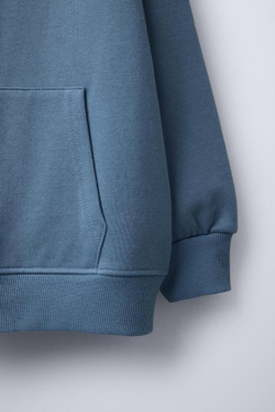 ZARA ХУДИ С МОЛНИЕЙ, СИНИЙ