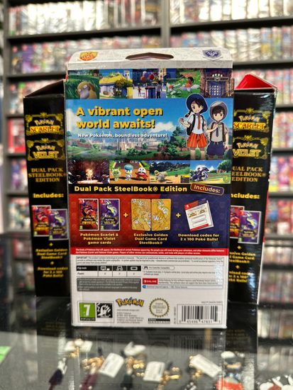 Pokémon Scarlet & Pokémon Violet Dual Pack Steelbook Edition [Nintendo Switch, английская версия]