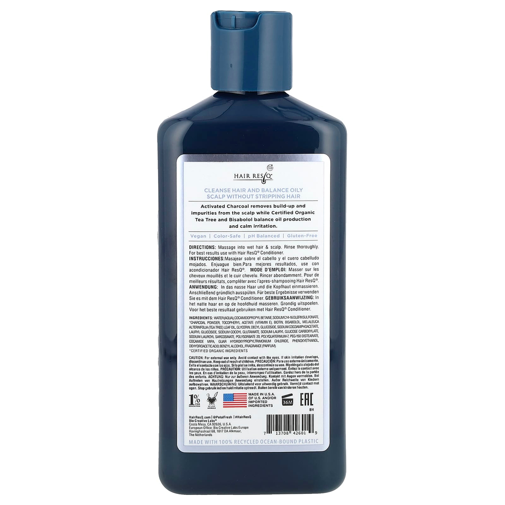 Petal Fresh, Hair ResQ®, очищающий шампунь, уход за кожей головы с активированным углем, 355 мл (12 жидк. унц.)