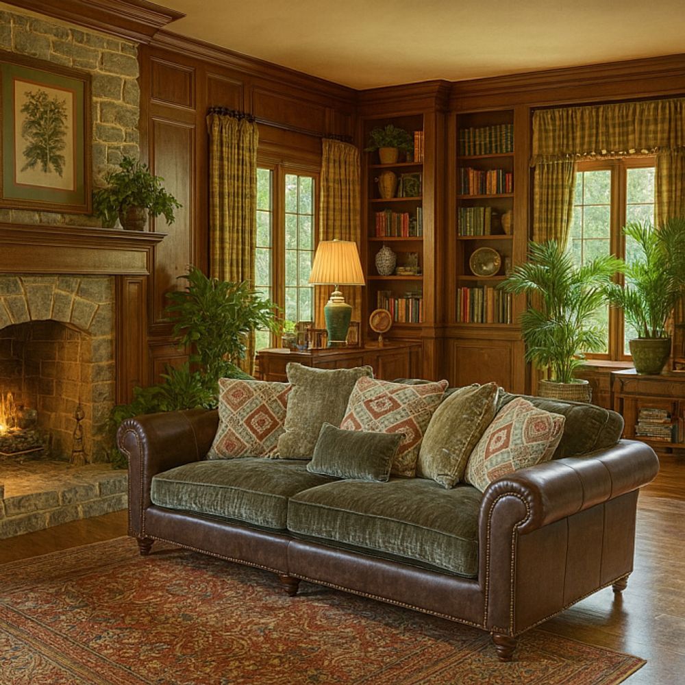 Диван "Корнер Олива" макси