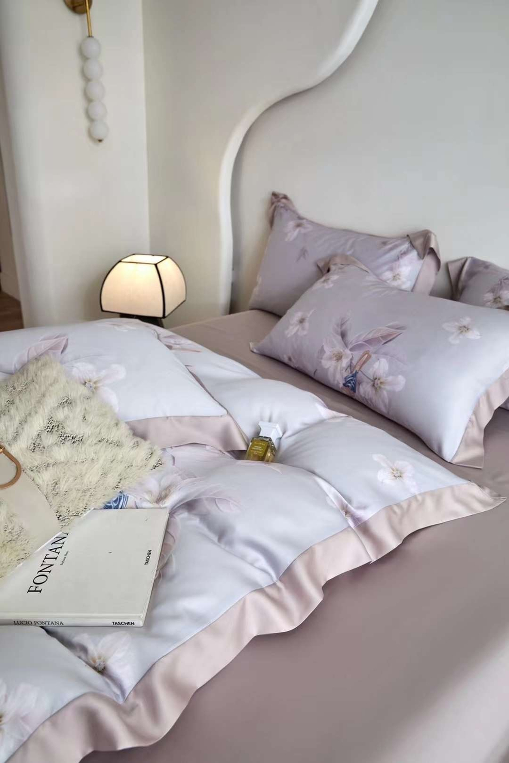 Постельное белье из тенселя Purple Birds
