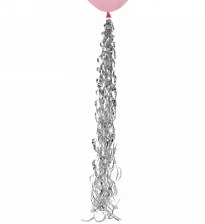 Подвесное украшение «Счастливый день» d-13 см, h - 80см Глянец, серебро