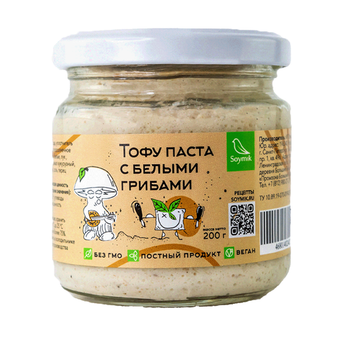Тофу паста с белыми грибами Соймик, 200 г
