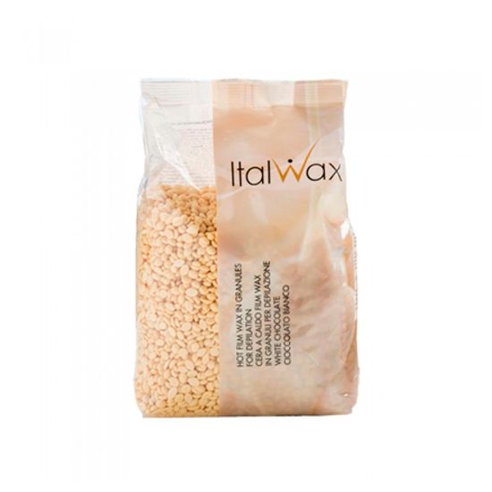 Воск горячий (плёночный) Italwax 0,5 кг. гранулы Белый шоколад