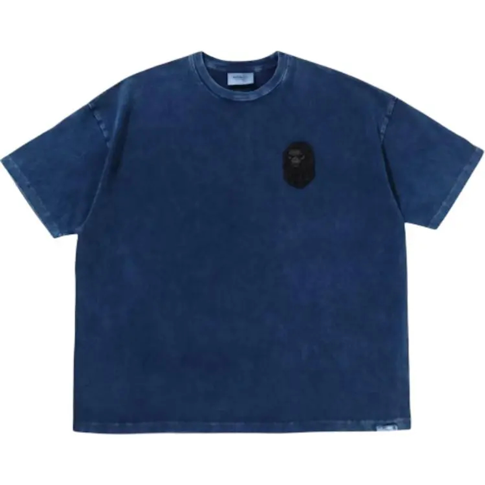 A Bathing Ape Black Badge Logo I Tee
