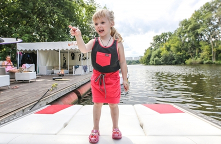 Комбинезон летний с юбкой детский