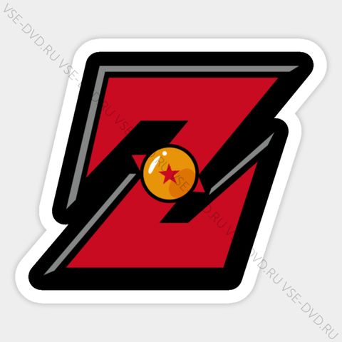 Наклейка «Z» (красная со звездой)