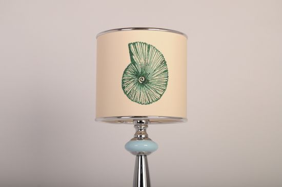 Настольная лампа Manne TL.7737-1BL (зеленая ракушка)