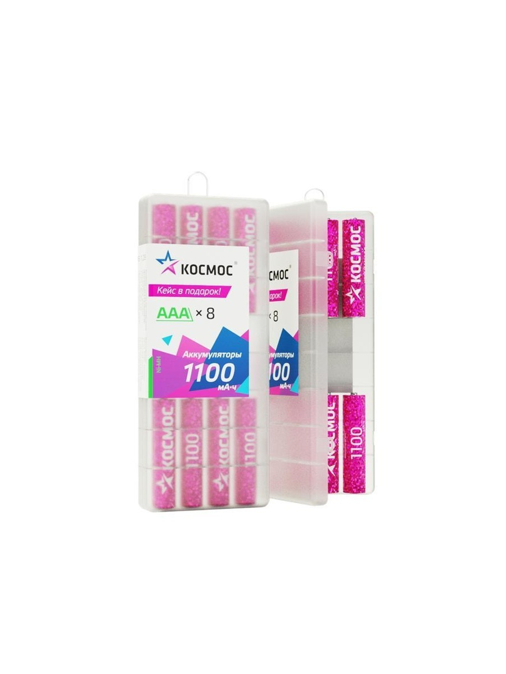 Аккумулятор AAA/R03 1100мА.ч Ni-MH 8B (уп.8шт) КОСМОС KOCR03NIMH1100mAh8B