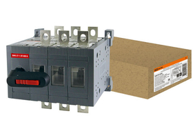 Рубильник ВНК-37-1 3П 400А реверсивный с установленной фронтальной ручкой управления TDM SQ0744-0405