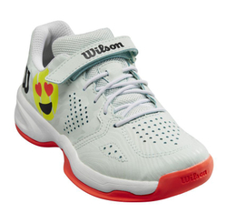 Детские теннисные кроссовки Wilson Kaos Emo K - opal blue/white/flery coral