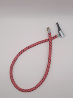 Шланг подкачки насоса/компрессора 60см, М8, с алюминиевым наконечником без клапана