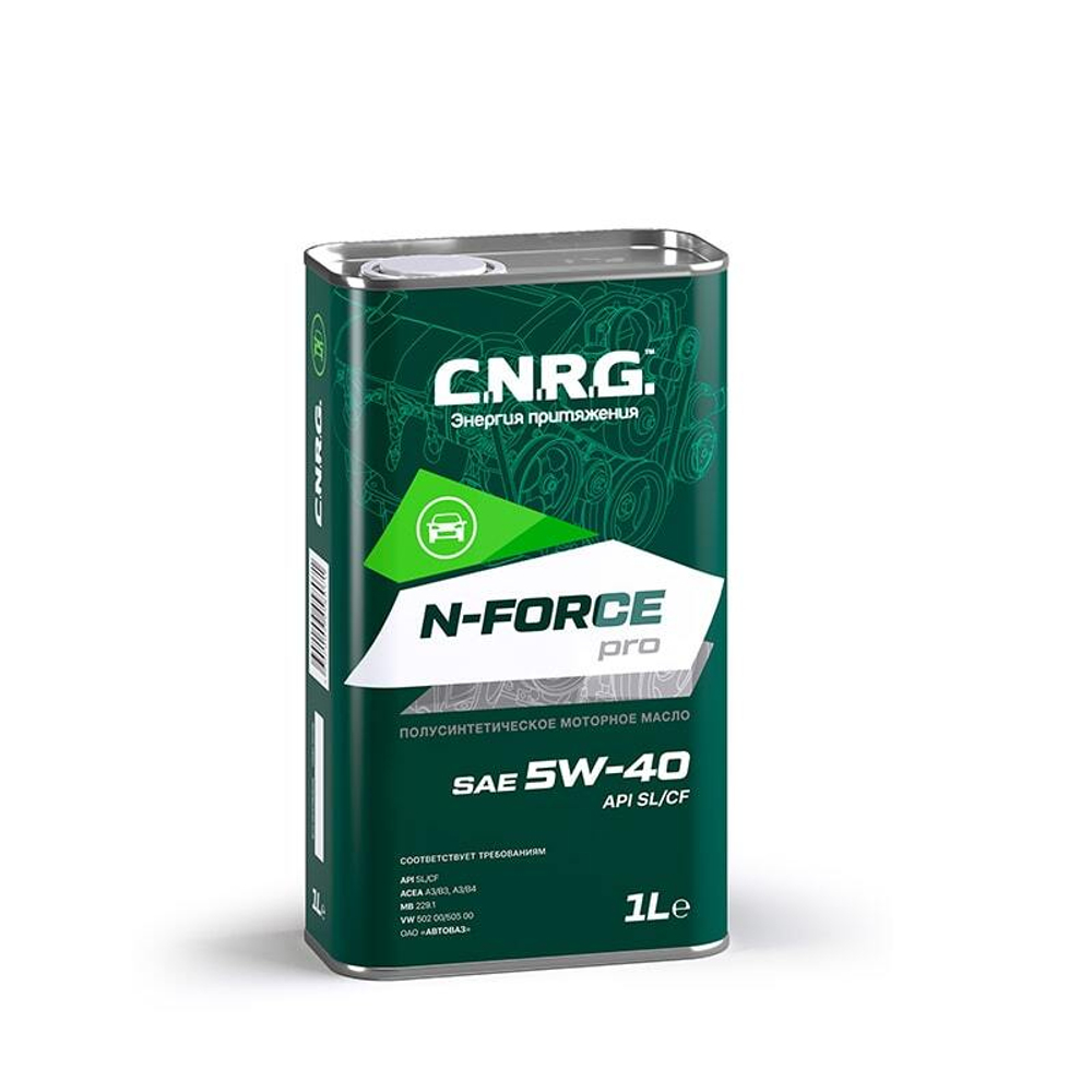 Масло моторное C.N.R.G. N-Force Pro 5W-40 SL/CF 1 л
