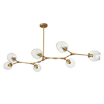 SLE154823-07 Светильник подвесной Золотистый/Прозрачный E27 7*40W RAMETTO