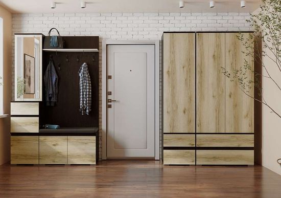 Тумба с вешалкой ПЛЕЙОНА