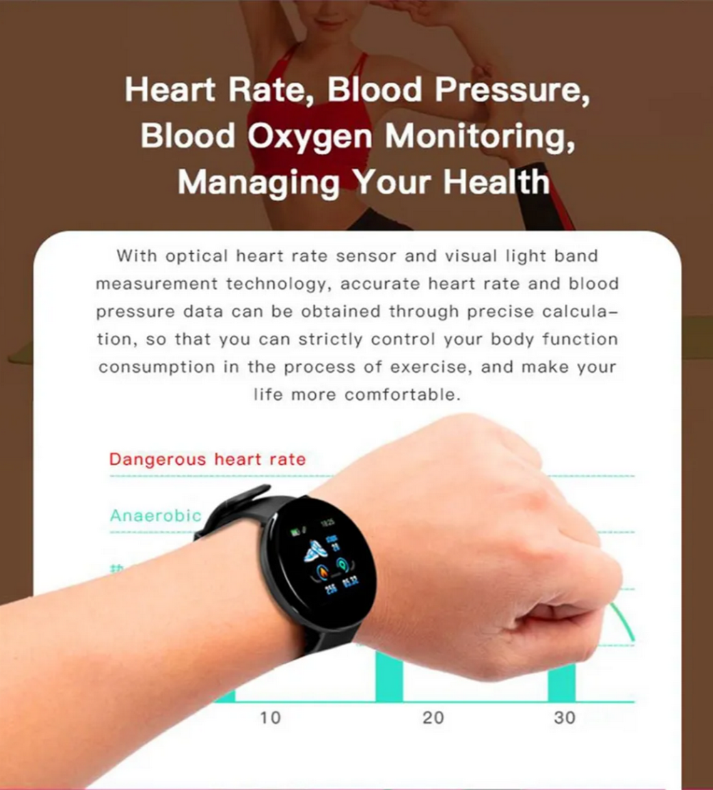 Фитнес часы-браслет Smart Bracelet Your health steward