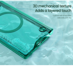 Чехол зеленого цвета с MagSafe от Nillkin с металлической откидной крышкой для камеры на Samsung Galaxy Fold 7, серия Iceblade Prop Magnetic