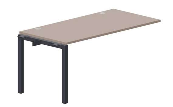 стол Polo 1580х780х750мм (2 громмета) - приставной элемент