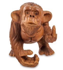Decor and Gift 17-080_A Статуэтка «Обезьяна» (суар, о.Бали) - Вариант A
